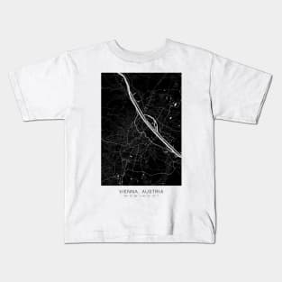 vienna maps poster minimalist Kids T-Shirt